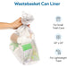 7-10 Gallon Clear Trash Bags, 100 Count - Small - Medium - High Density, 8 Microns 2 Coreless Rolls