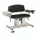 Clinton Power Series Bariatric Blood Draw Chair with Padded Arm Flip Arm and Drawer