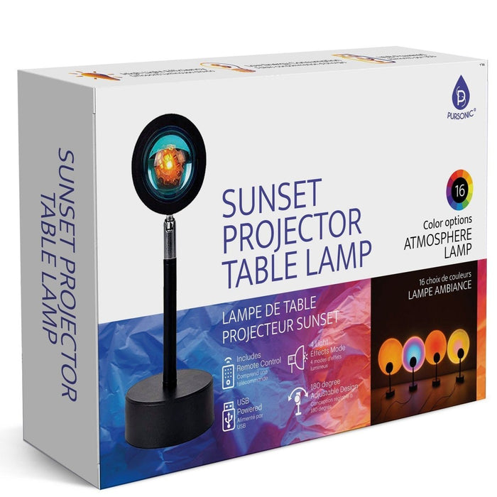 Pursonic Sunset Projector Table Lamp