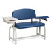 Clinton Lab X Series Extra-Wide Blood Chair with Padded Flip Arm and Drawer