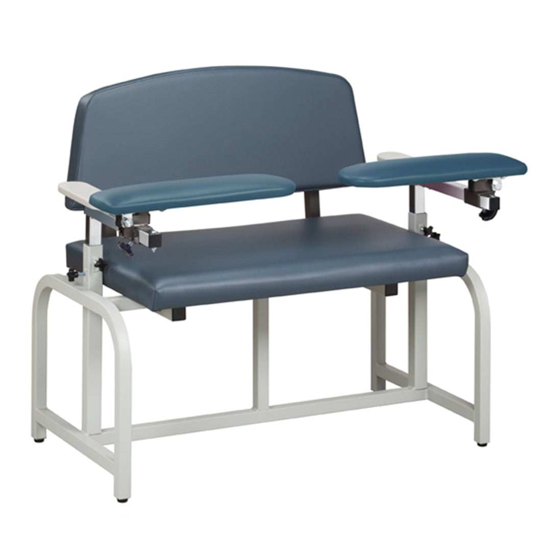 Clinton Lab X Series Bariatric Blood Drawing Chair with Padded Arms