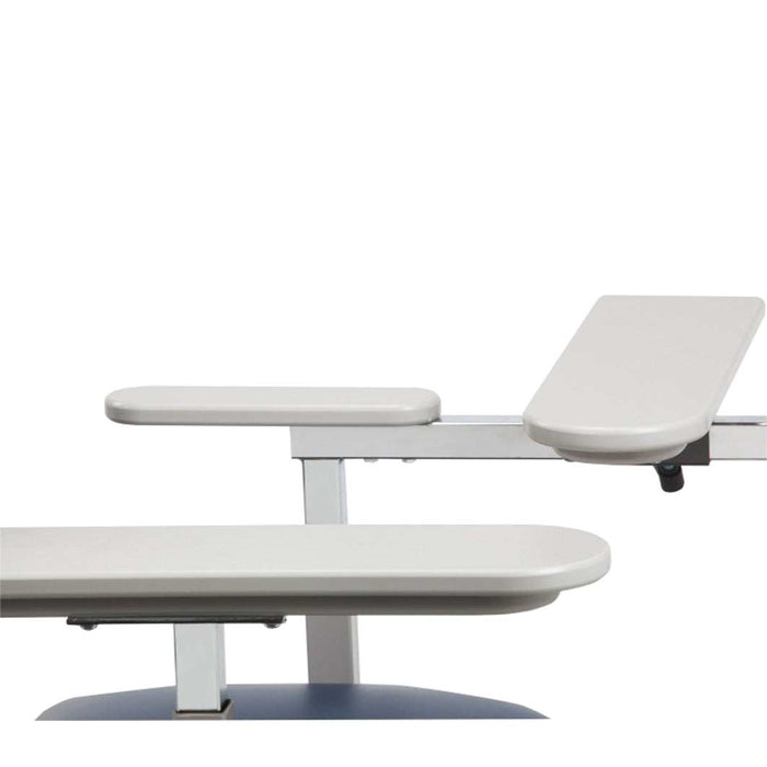 Clinton Lab X Series Extra-Wide Blood Chair with Padded Flip Arm and Drawer