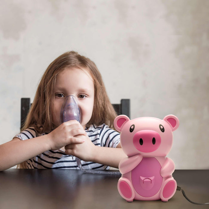 Portable Nebulizer Machine for Kids – Pink Pig Breathing Treatment Machine - Shop Home Med