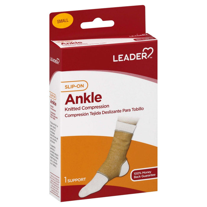 Leader Ankle Support Elastic Small , Supports-Braces