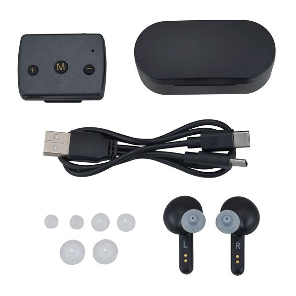 Mimitakara Bluetooth Rechargeable TWS goodHearing T3 Hearing Aid with Transmitter