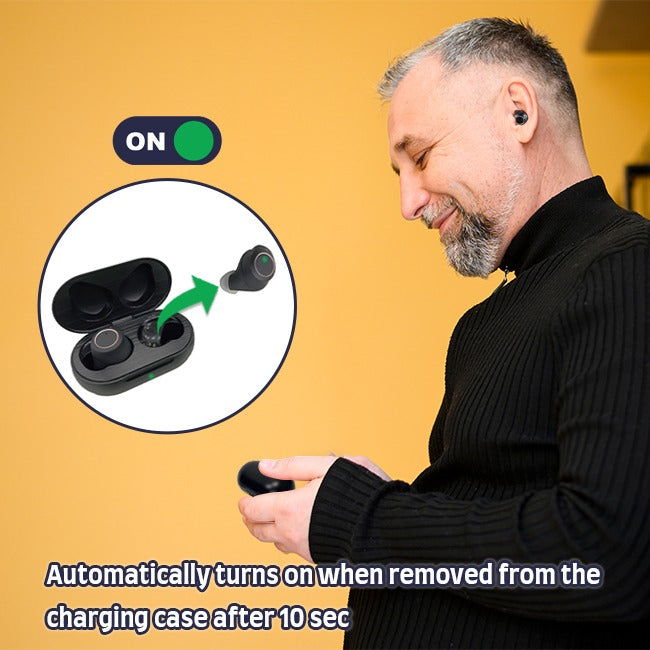 Mimitakara Rechargeable Digital ITC Hearing Aid