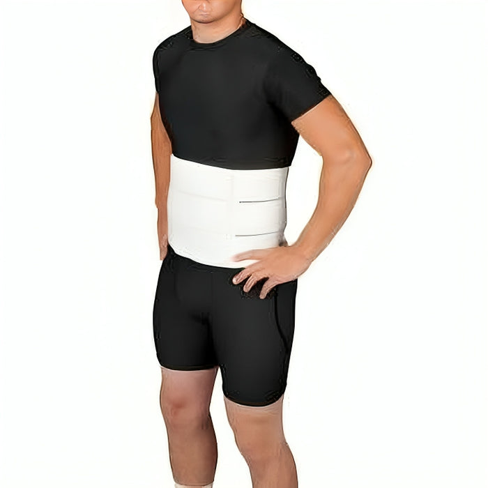 Leader Abdominal Binder 9" Elastic - White