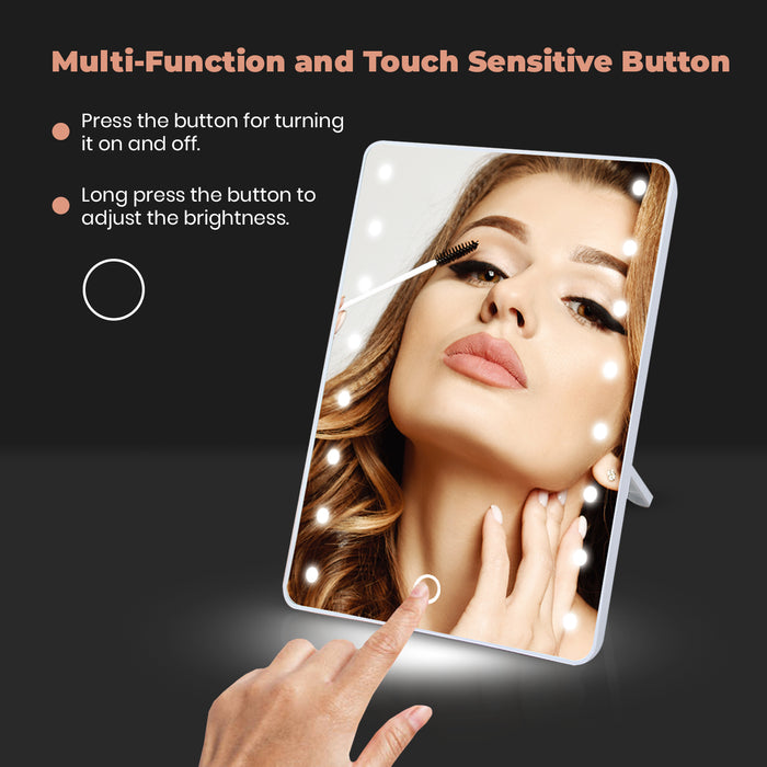 Pursonic Smart Mirror Touchscreen Makeup Vanity