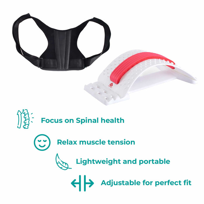 Pursonic Back Health Essentials Kit: Multi-Level Stretch & Posture Perfection