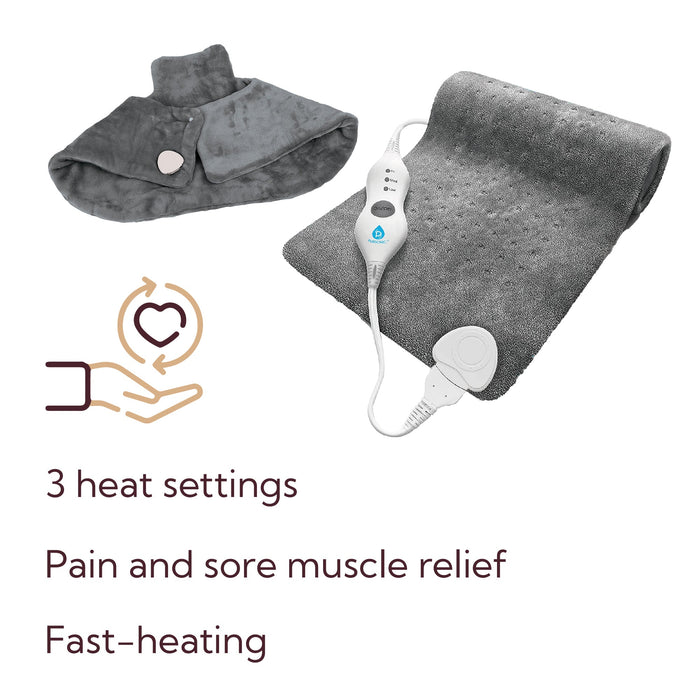 Pursonic Total Comfort: Neck & Shoulder Warmer and Electric Heat Pad