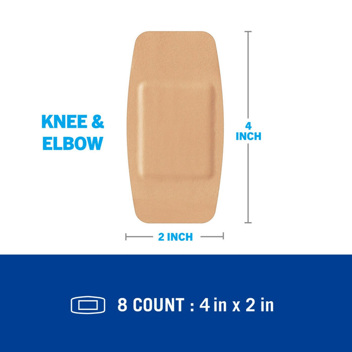 Nexcare Waterproof Cushioned Foam Bandages Knee & Elbow - 8 Ct