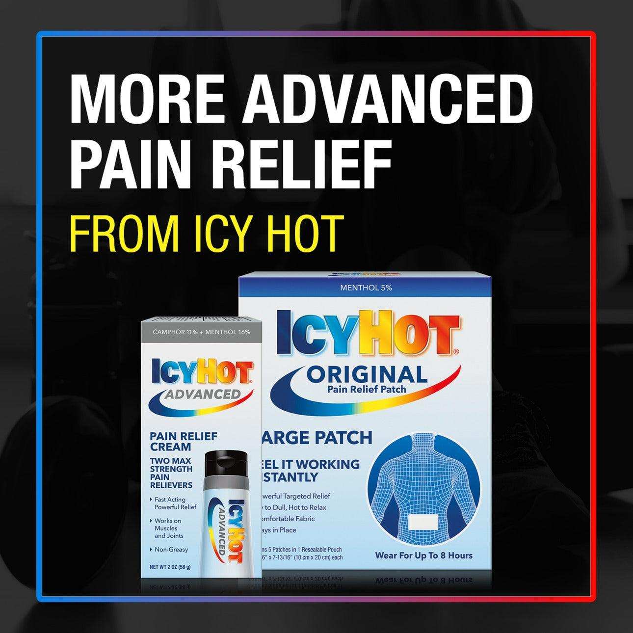 Icy Hot Advanced Topical Muscle & Joint Pain Relieving Cream - 2 oz - Shop Home Med