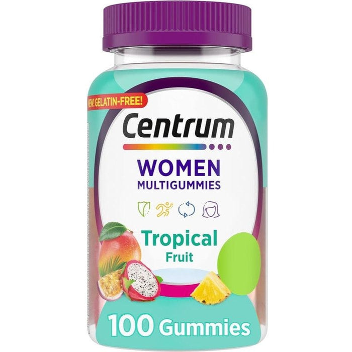 Centrum Women's Multivitamin Gummies Tropical Fruit - 100 Ct