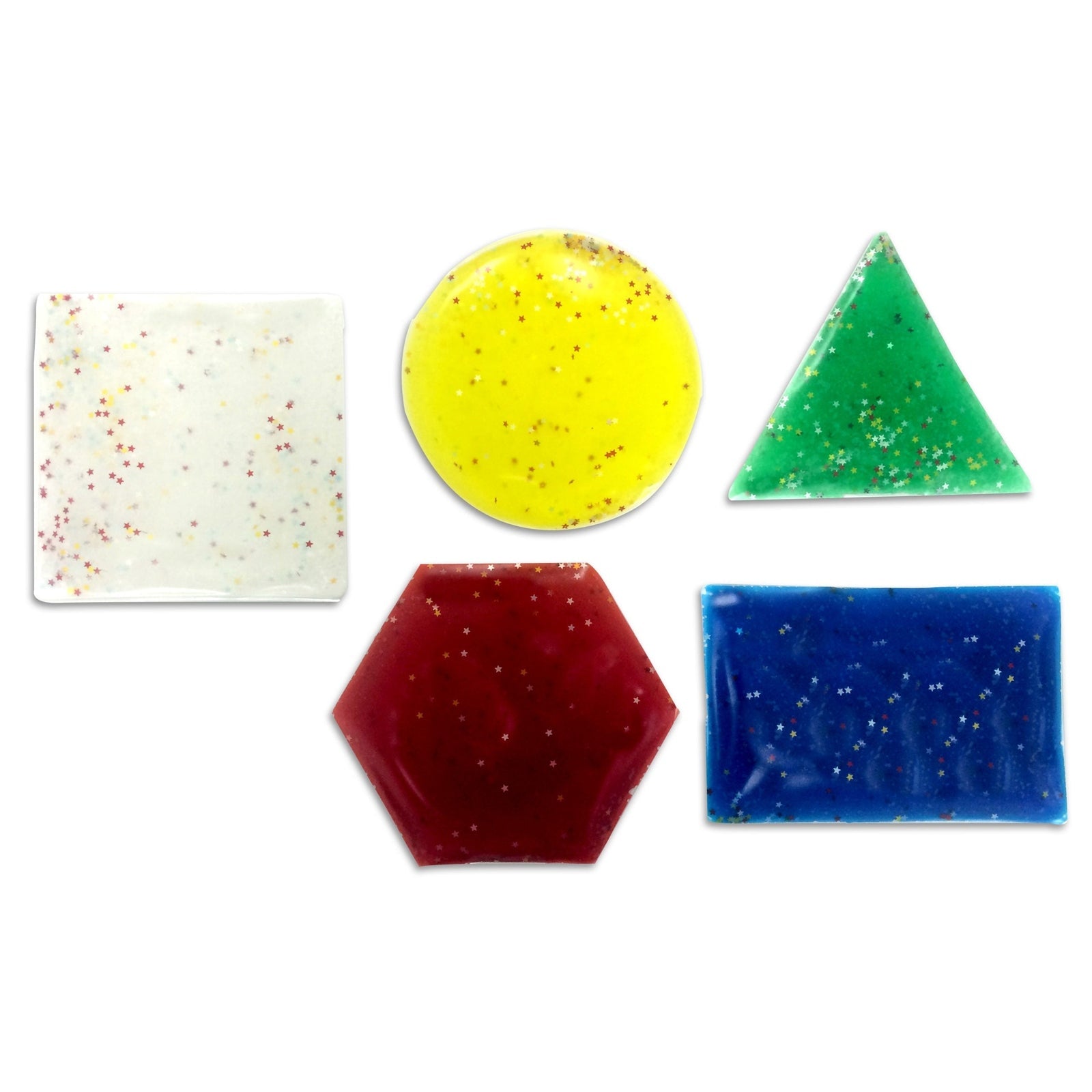 Clear Geometric Gel Shapes shophomemed