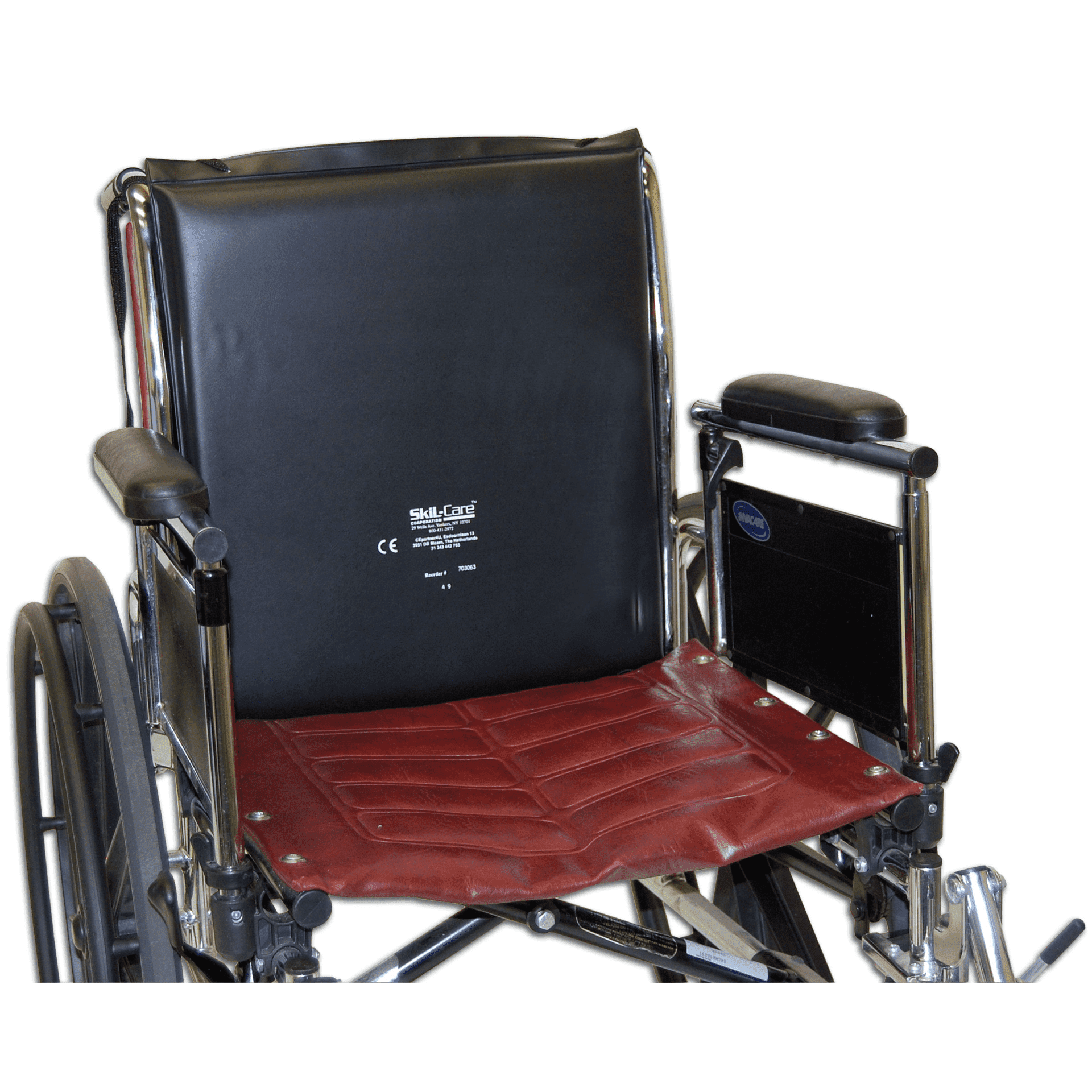 Wheelchair Backrest Pad with Vinyl Cover shophomemed