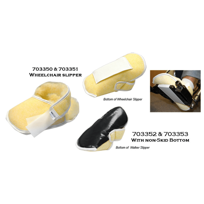 Synthetic Sheepskin Relief Slippers