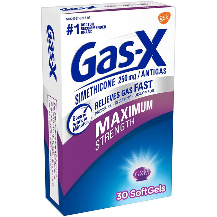 Gas-X Maximum Strength Gas Relief Softgels - 30 Ct