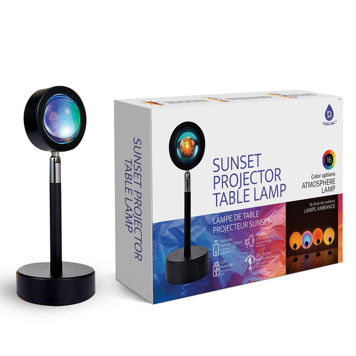 Pursonic Sunset Projector Table Lamp