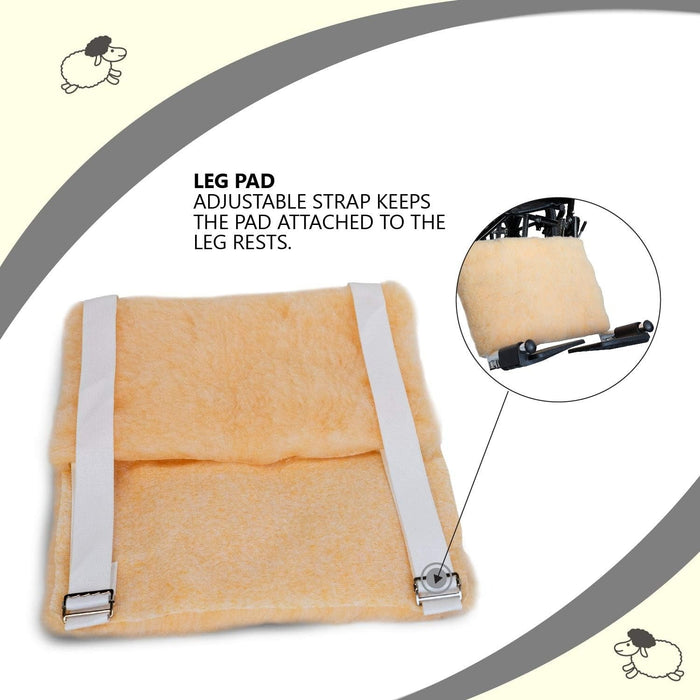 NY Ortho Sheepskin Wheelchair Pads