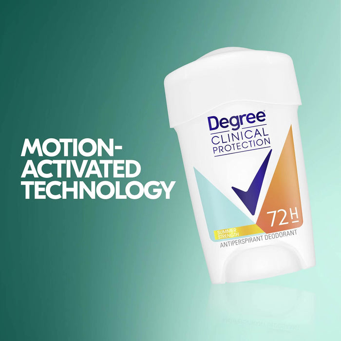 Degree Summer Strength Clinical Antiperspirant Deodorant - Women