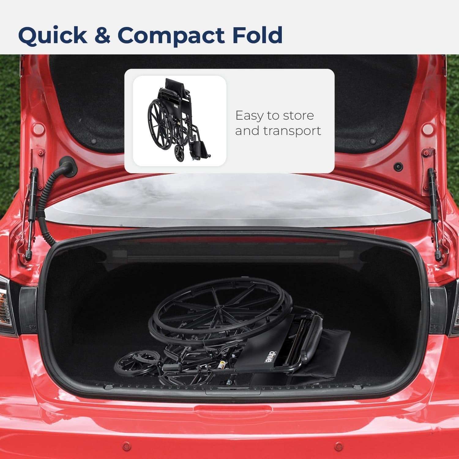 Drive Medical Silver Sport 1 Wheelchair