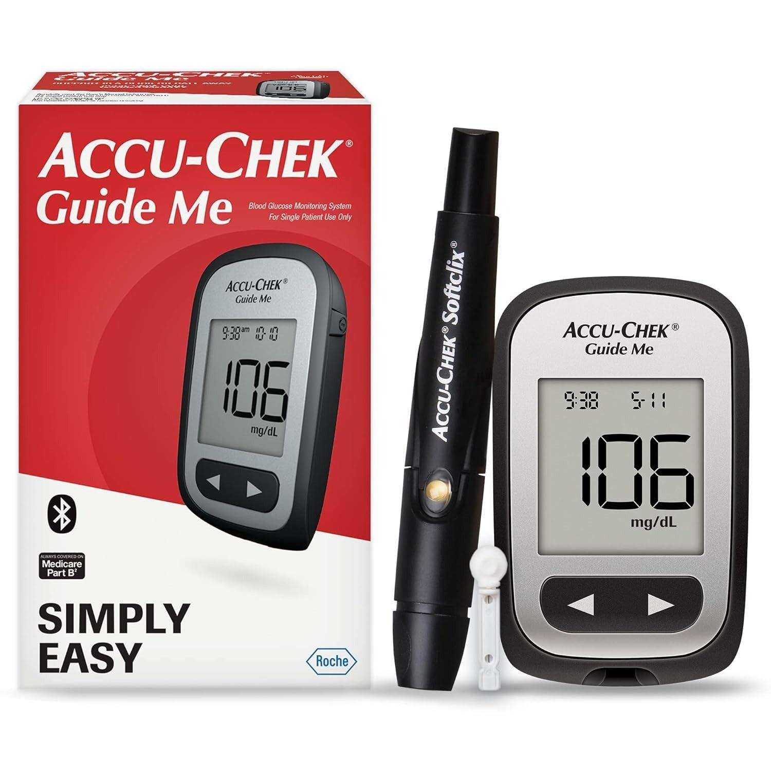 Accu-Chek Guide Me Blood Glucose Monitoring System Kit - Shop Home Med