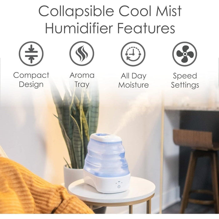 Crane Cool Mist Collapsible Humidifier for Medium Rooms - 1 Gal.