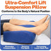 NY Ortho Zero-G Heel Pillow Ultra Suspension Pillow Leg Positioning Cushion