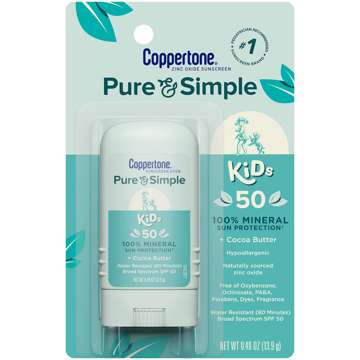 Coppertone Pure & Simple Baby Sunscreen Stick SPF50