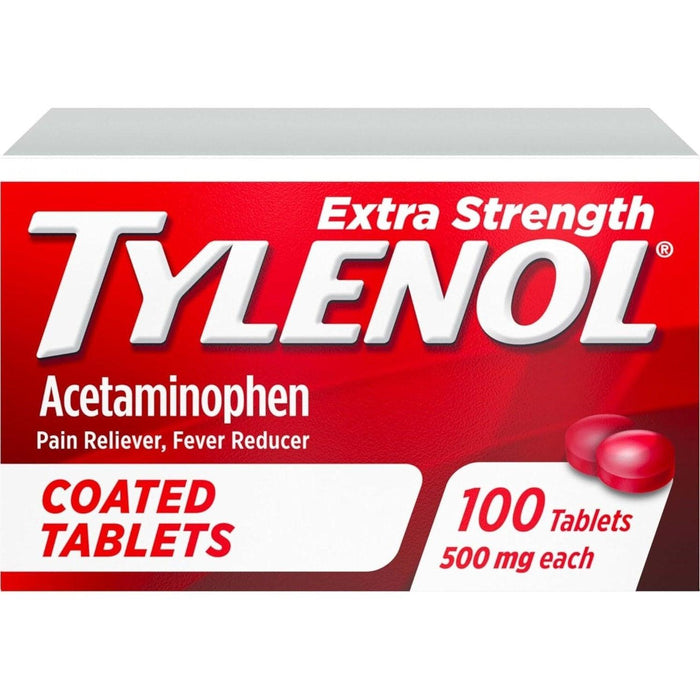 Tylenol Extra Strength Pain Relief Acetaminophen Tablets - 100 Count