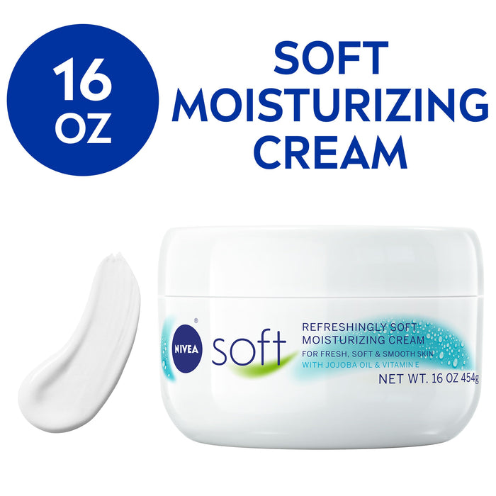 Nivea Soft Moisturizing Cream with Jojoba Oil & Vitamin E -  6.8 oz