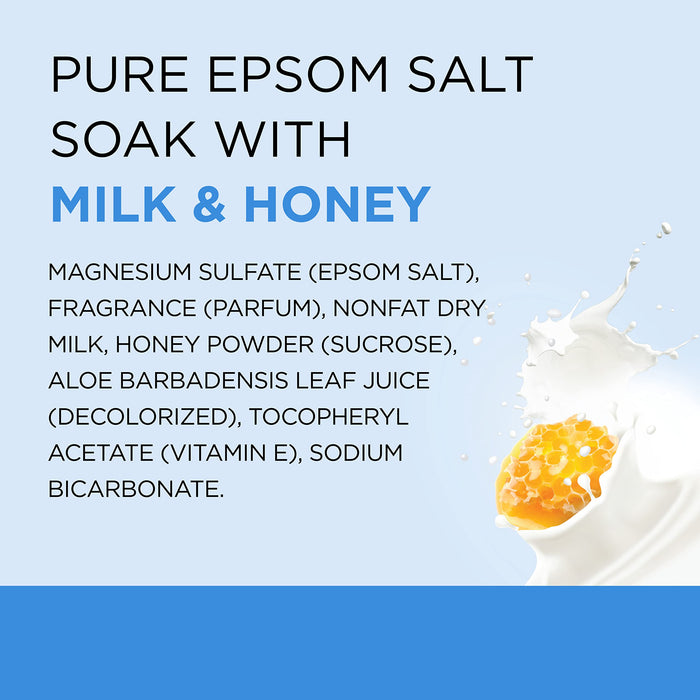 Dr. Teal's Epsom Salt Soak Soften & Nourish with Milk & Honey - 3 Lbs