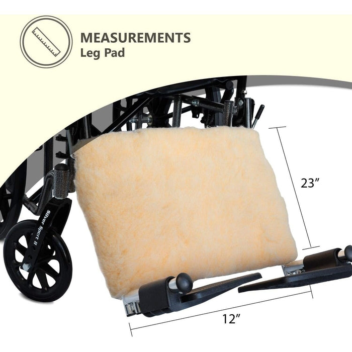 NY Ortho Sheepskin Wheelchair Pads