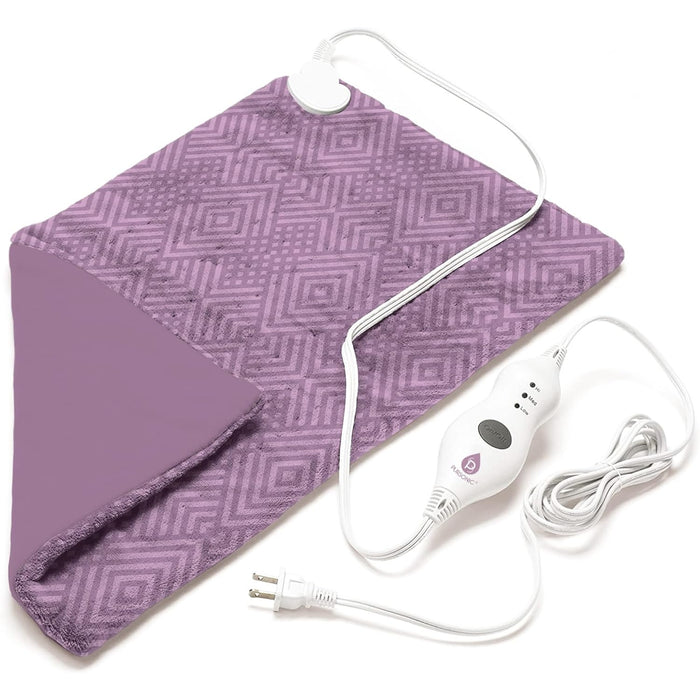 Pursonic Electric Heating Pad for Back Pain and Cramps Relief