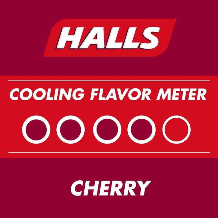 HALLS Relief Cough & Throat Drops Cherry - 20 Sticks X 9 Count - Shop Home Med