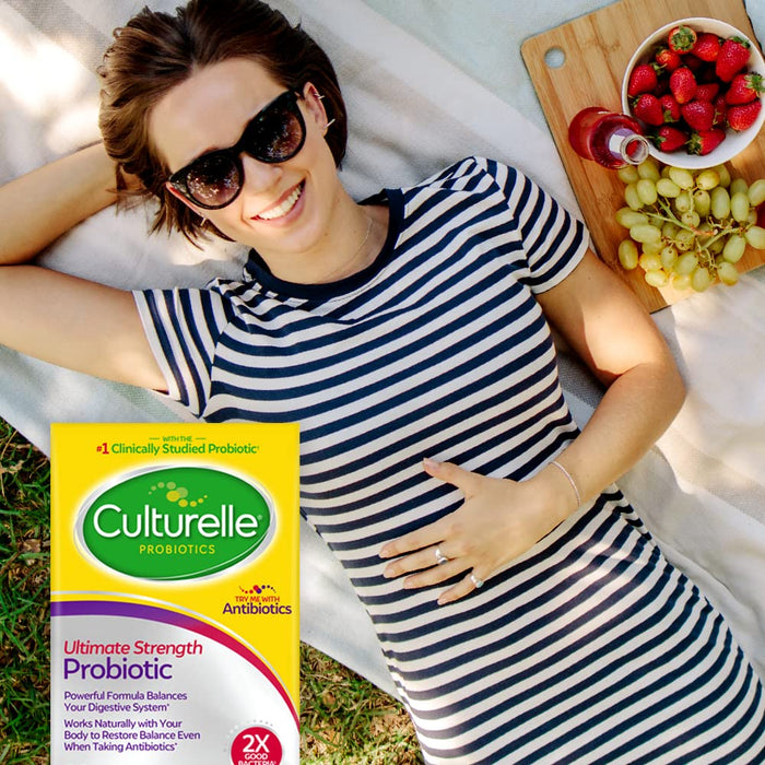 Culturelle Digestive Health Ultimate Strength Probiotic Capsules - 20 Ct