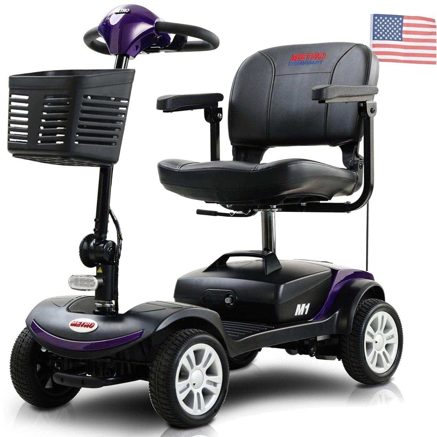 Metro Mobility M1 Series 4-Wheel Travel Mobility Scooter - Shop Home Med