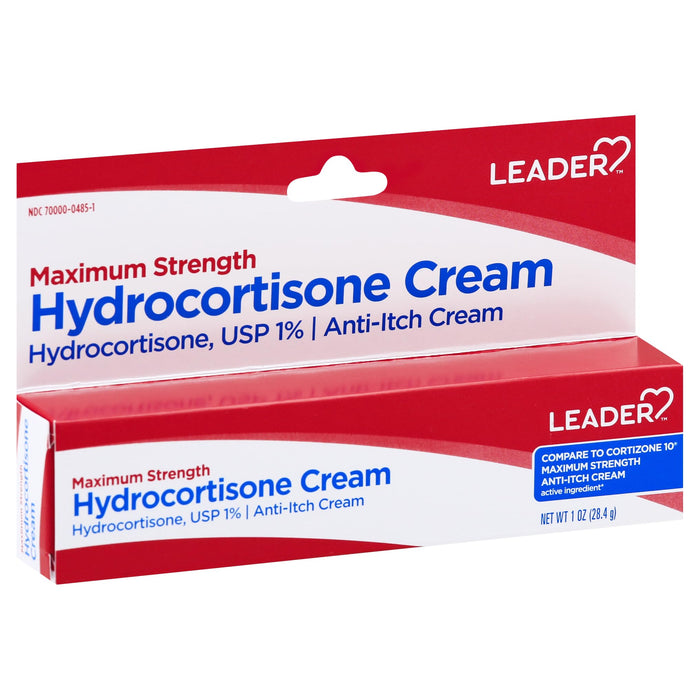 Leader Hydrocortisone with Aloe Cream - 1 Oz