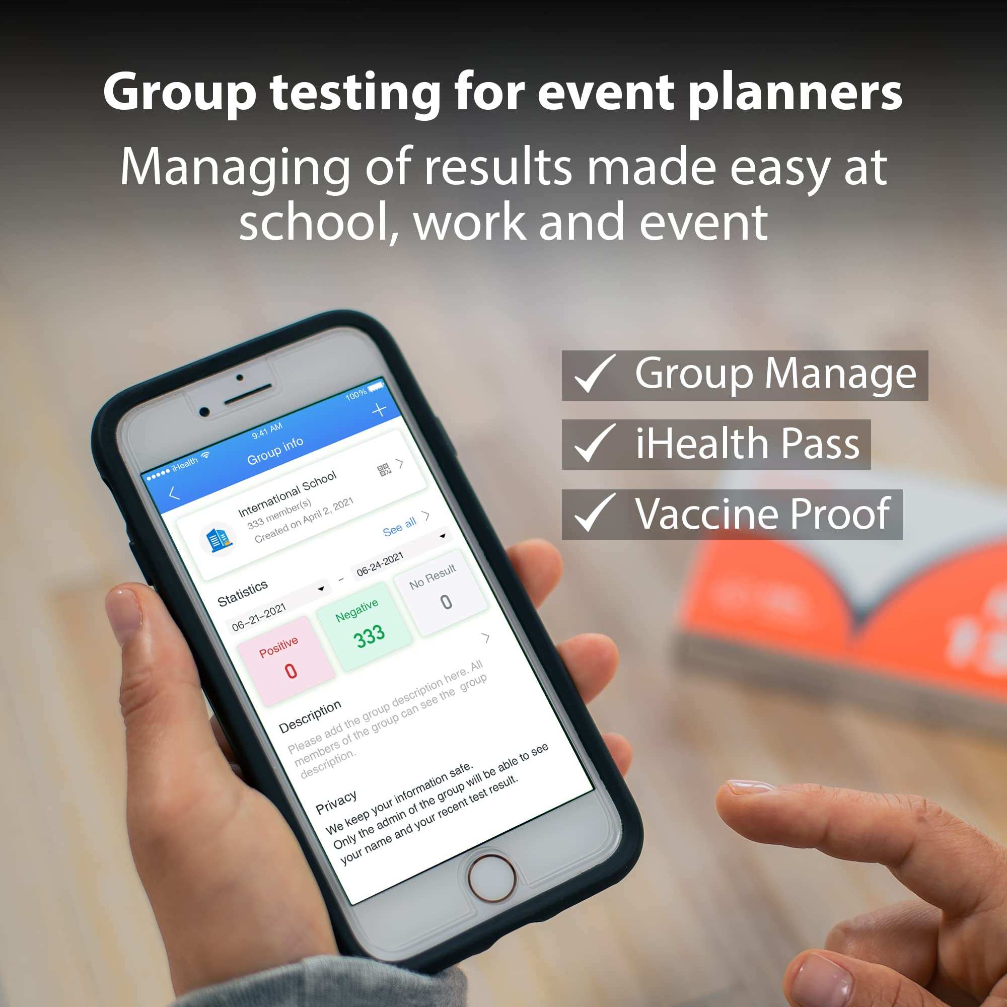 iHealth COVID-19 Antigen Rapid Test at Home Self-Test Results in 15 Mins