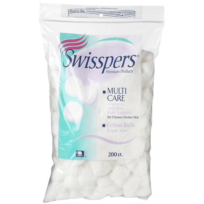 Swisspers Multicare Cotton Balls - 200 Ct