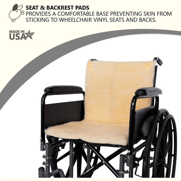 NY Ortho Sheepskin Wheelchair Pads