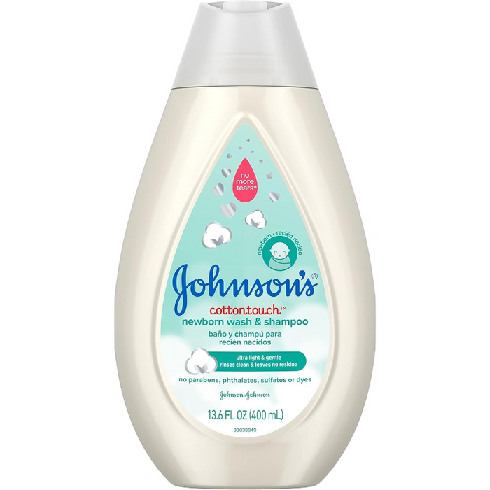 Johnson's CottonTouch Newborn Baby Face & Body Lotion Body Wash & Shampoo