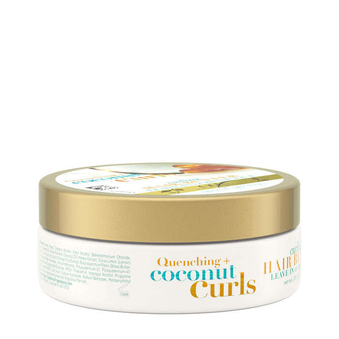 Ogx Quenching + Coconut Curls Curling Hair Butter - 6.6 Oz