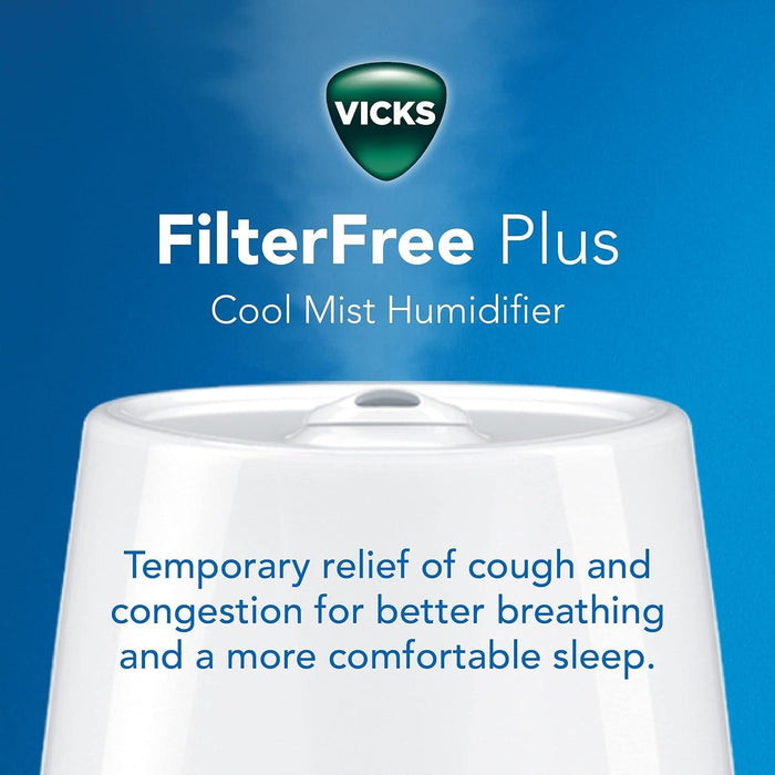 Vicks Filter Free Plus Cool Mist Ultrasonic Humidifier
