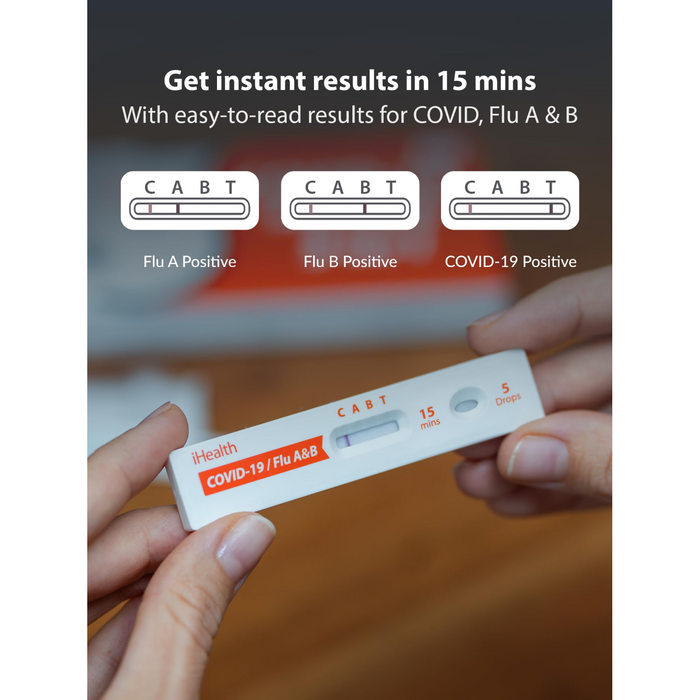 iHealth Covid-19 Flu A&B 3-In-1 Self-Test