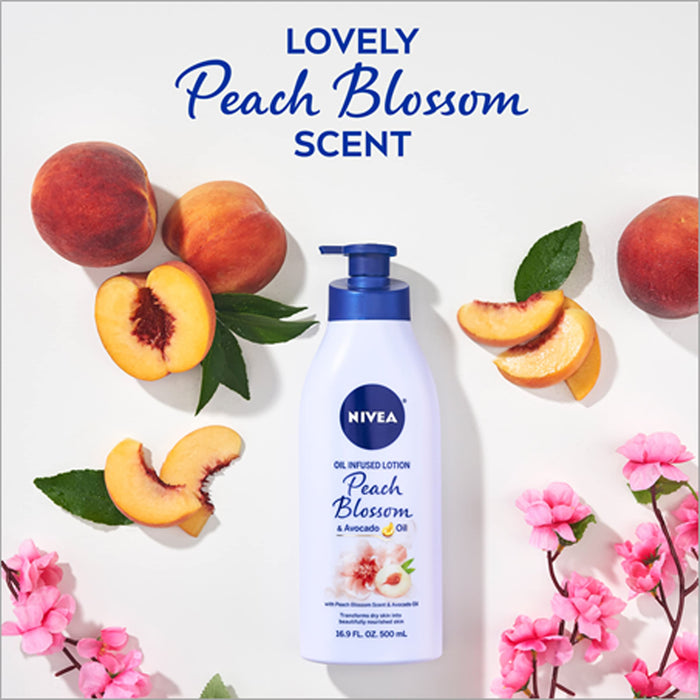 Nivea Oil Infused Peach Blossom & Avocado Oil Body Lotion - 16.9 oz