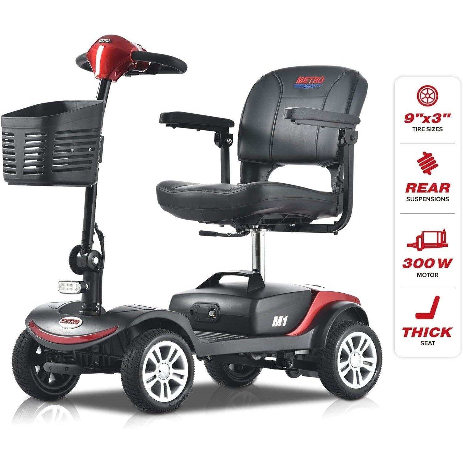 Metro Mobility M1 Series 4-Wheel Travel Mobility Scooter - Shop Home Med