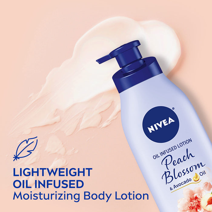 Nivea Oil Infused Peach Blossom & Avocado Oil Body Lotion - 16.9 oz