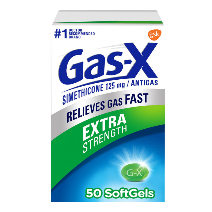 Gas-X Extra Strength Gas Relief Softgels w/ Simethicone 125mg