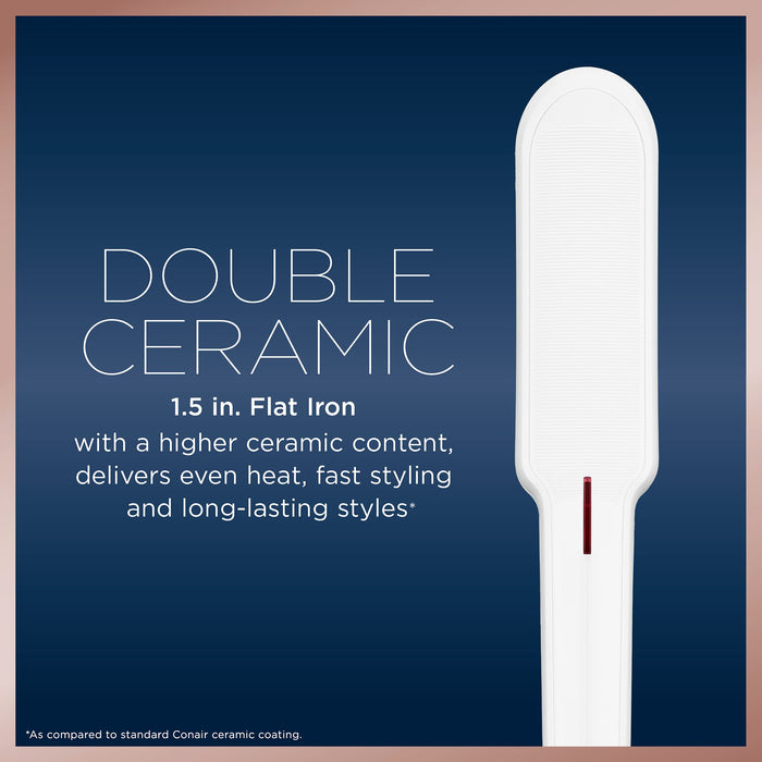 Conair Double Ceramic Flat Iron 1.5"